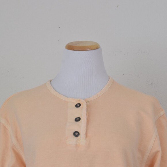 Vintage‎ 80s All Cotton Pale Yellow/Orange Sweatshirt size M - Picture 7 of 13